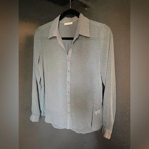 Pleione Semi Sheer Blouse